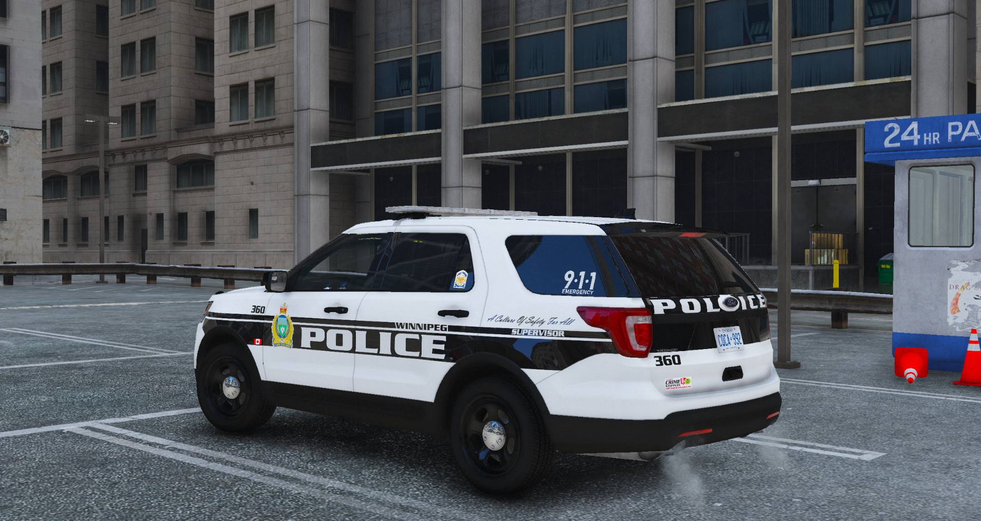 Winnipeg Police Service Taurus' and Explorers product banner